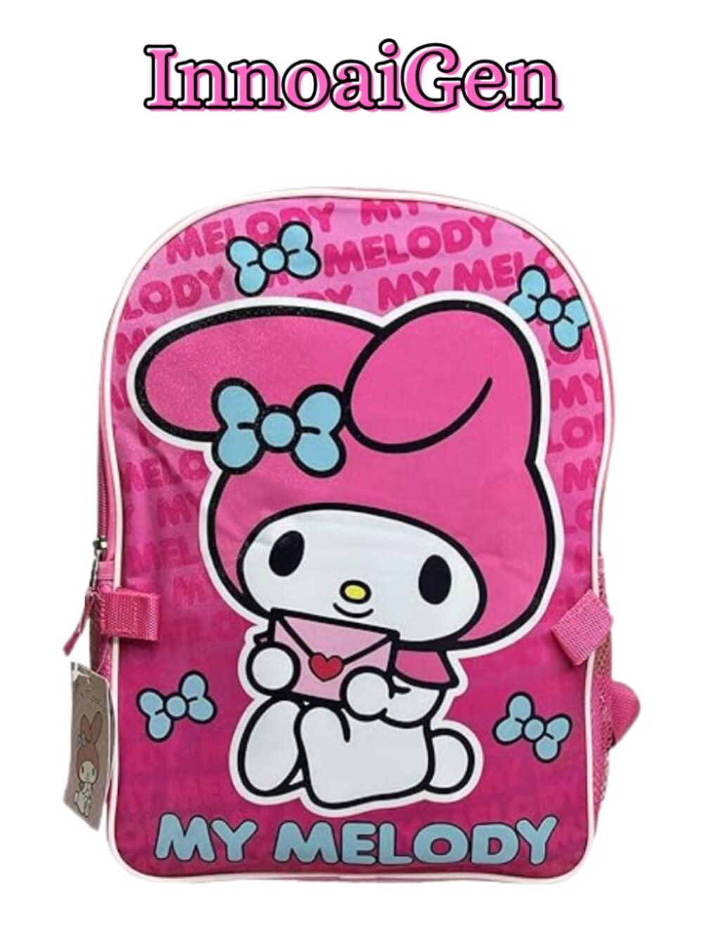 Sanrio My Melody Backpack & Detachable Lunch Box Set Pink Glitter Girls NWT OS
